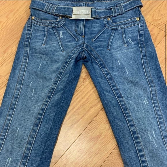 Roberto Cavalli Vintage Y2K Crop Denim - Picture 9 of 10